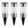 Globo - SET van 3x LED Zonne-energie lamp LED/0,06W/3,2V IP44 200 mAh