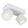 Globo - Spot 2xLED/6W/230V blanc