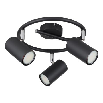 Globo - Spot 3xGU10/25W/230V noir