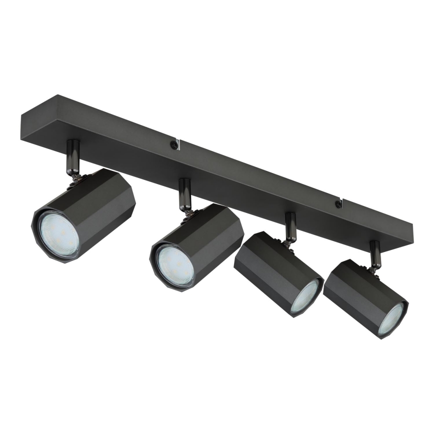 Globo - Spot 4xGU10/25W/230V noir