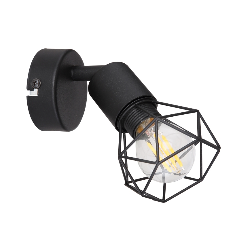 Globo - Spot mural LED 1xE14/6W/230V noir