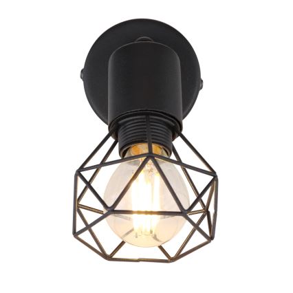 Globo - Spot mural LED 1xE14/6W/230V noir