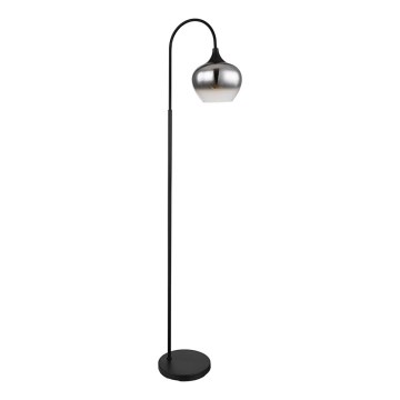 Globo - Staande lamp 1xE27/40W/230V zwart/gerookt