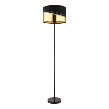 Globo - Staande Lamp 1xE27/60W/230V diameter 35 cm zwart/goud