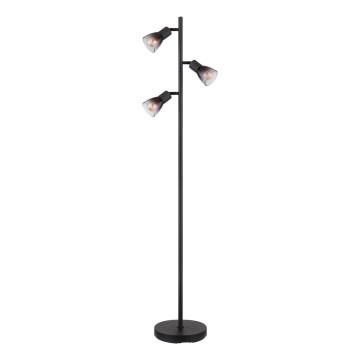 Globo - Staande Lamp 3xE14/25W/230V zwart