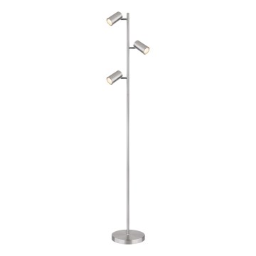 Globo - Staande Lamp 3xGU10/5W/230V mat chroom