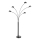 Globo - Staande lamp 5xE14/40W/230V zwart