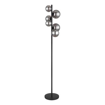 Globo - Staande LED Lamp 6xG9/3,5W/230V gerookt/zwart