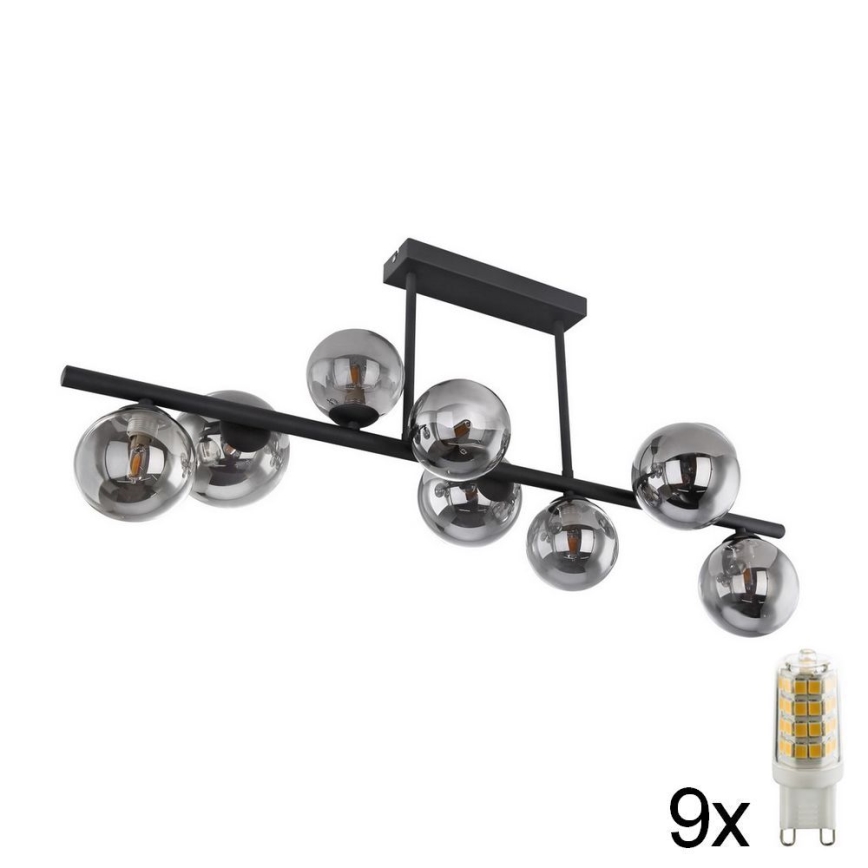 Globo - Suspension avec tige LED 9xG9/3W/230V