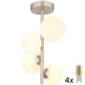 Globo - Suspension-barre LED 4xG9/3W/230V chrome mat