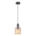Globo - Suspension filaire 1xE27/40W/230V d. 18 cm marron
