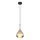 Globo - Suspension filaire 1xE27/60W/230V d. 20 cm noir