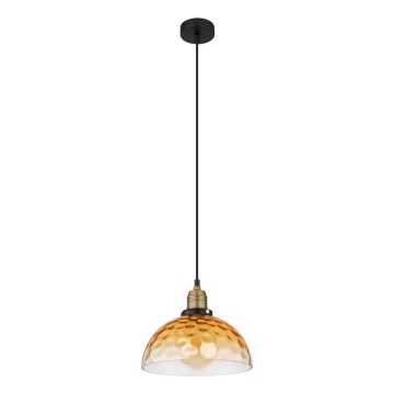 Globo - Suspension filaire 1xE27/60W/230V d. 25 cm orange