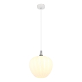 Globo - Suspension filaire 1xE27/60W/230V d. 29 cm blanc