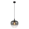 Globo - Suspension filaire 1xE27/60W/230V d. 29 cm noir