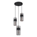 Globo - Suspension filaire 3xE27/60W/230V