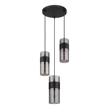 Globo - Suspension filaire 3xE27/60W/230V