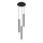 Globo - Suspension filaire 3xG9/4W/230V d. 24 cm noir