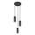 Globo - Suspension filaire 3xGU10/25W/230V noir
