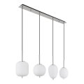 Globo - Suspension filaire 4xE14/40W/230V blanc