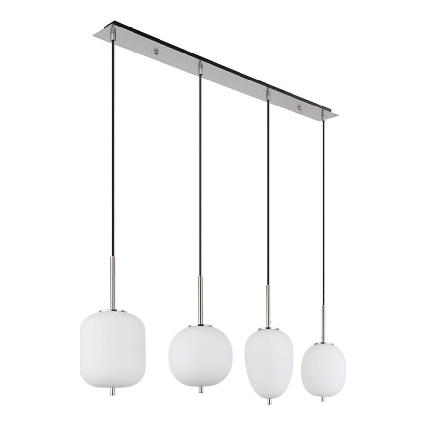 Globo - Suspension filaire 4xE14/40W/230V blanc
