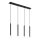 Globo - Suspension filaire 4xG9/4W/230V noir