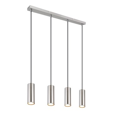 Globo - Suspension filaire 4xGU10/35W/230V chrome mat