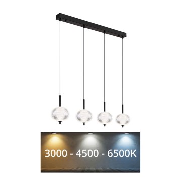 Globo - Suspension filaire 4xLED/5,75W/230V 3000/4500/6500K