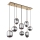 Globo - Suspension filaire 8xE14/40W/230V fumé