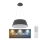 Globo - Suspension filaire à intensité variable LED/45W/230V 3000-6000K + télécommande