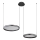 Globo - Suspension filaire à intensité variable LED/50W/230V 2700-6000K noir + Télécommande