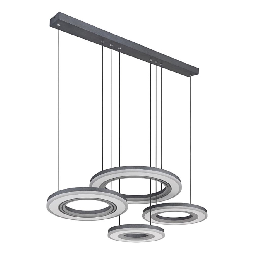 Globo - Suspension filaire à intensité variable LED/80W/230V 2700-6000K noir + Télécommande