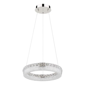 Globo - Suspension LED dimmable sur câble LED/24W/230V 2700-6000K transparente + télécommande