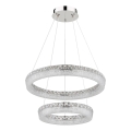 Globo - Suspension LED dimmable sur câble LED/60W/230V 2700-6000K transparente + télécommande