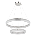 Globo - Suspension LED dimmable sur câble LED/72W/230V 2700-6000K transparente + télécommande