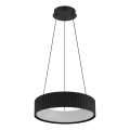 Globo - Suspension LED sur câble, 45 W, 230 V, 2700/4000/6000 K, Ø 46 cm, noire