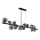 Globo - Suspension sur câble 13xG9/5W/230V