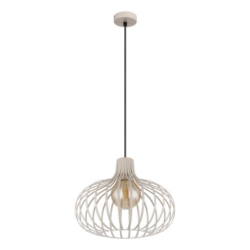 Globo - Suspension sur câble 1xE27/40W/230V beige