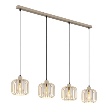 Globo - Suspension sur câble 4xE27/40W/230V