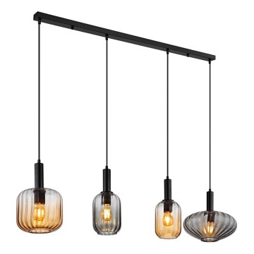 Globo - Suspension sur câble 4xE27/60W/230V