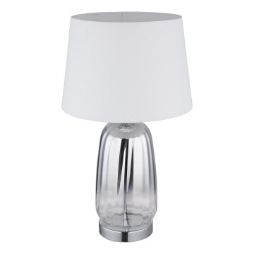 Globo - Tafellamp 1xE27/40W/230V wit/zilver