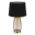 Globo - Tafellamp 1xE27/40W/230V zwart/bruin