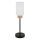 Globo - Tafellamp 1xE27/60W/230V zwart/wit