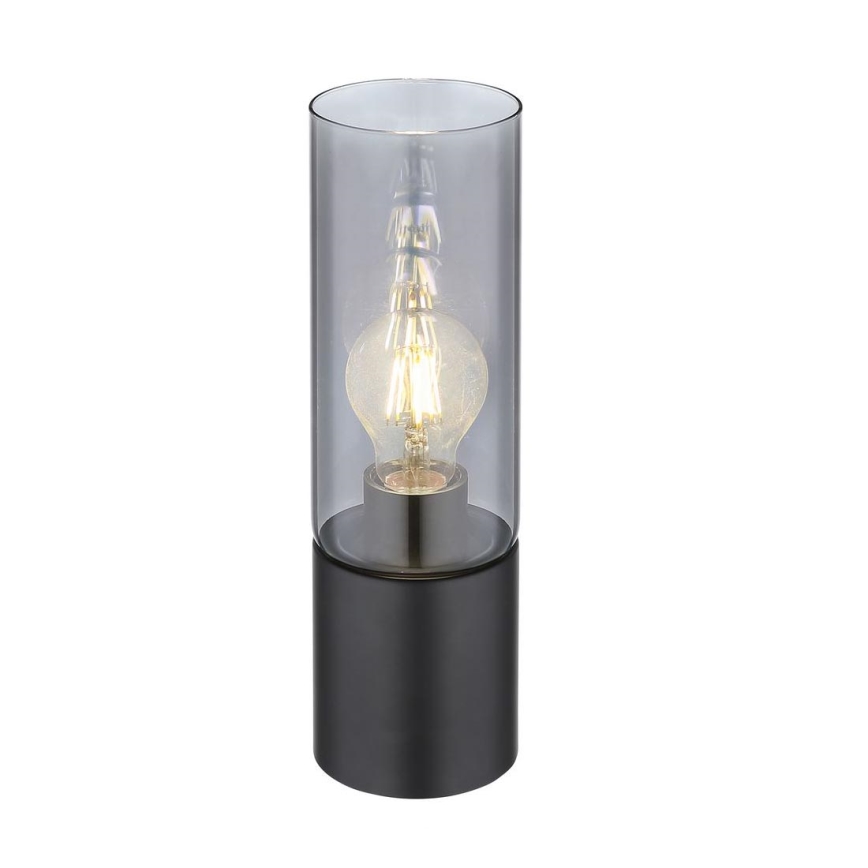 Globo - Touch tafellamp 1xE27/25W/230V Ø 9 cm zwart
