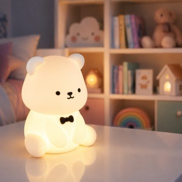 Globo - Veilleuse enfant rechargeable LED RGBW dimmable LED/1W/5V 1200 mAh motif ours