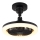 Globo - Ventilateur de plafond LED dimmable LED/20W/230V 3000-6500K noir + télécommande