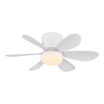 Globo - Ventilateur de plafond LED dimmable LED/5W/230V 2700-6500K blanc + télécommande