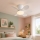 Globo - Ventilateur de plafond LED dimmable LED/5W/230V 2700-6500K blanc + télécommande