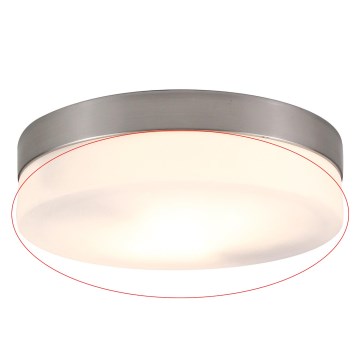 Globo - Verre de rechange pour plafonnier OPAL E27 Ø 23,5 cm
