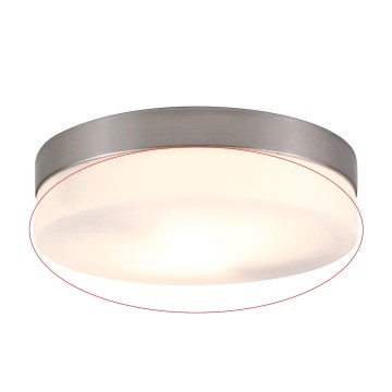 Globo - Vervangend glas voor plafondlamp OPAL E27 Ø 23,5 cm
